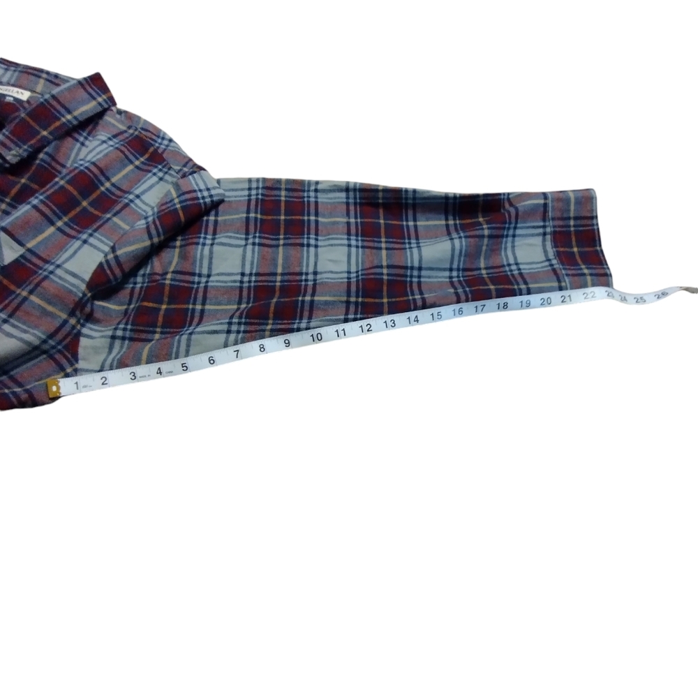 NWOT Magellan Outdoors Canyon Creek Burgundy & Blue Classic Fit flannel 2XL - Picture 7 of 7